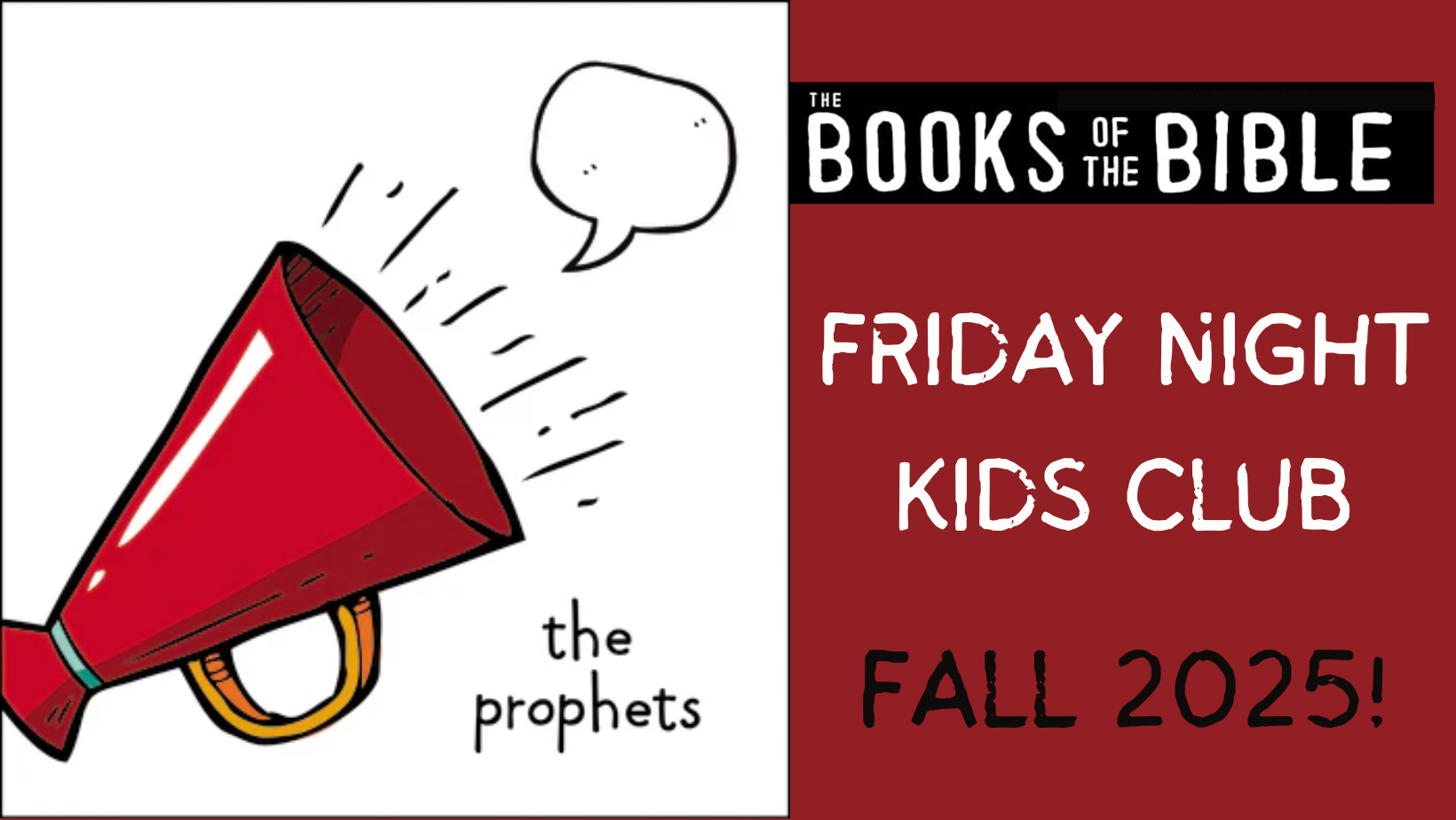 Friday Night 2025-26 Promo Slide Kids Events